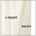 thumbnail image 3 of Yesfashion 3 Pieces Cafe Curtains and Valance Set Kitchen Waffle Weave Fabric Curtains Rod Pocket Light Filtering Curtains, Ivory, 3 of 7