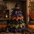thumbnail image 3 of DIY Halloween Quilted Fabric Tree Kit, Multiple Cute Designs, Pumpkin, Cat & More, Superb Halloween Decorations for Party, Fun Craft Activity for Adults, Halloween Ornament for Home, F, 3 of 10