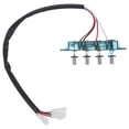 thumbnail image 1 of Luxshiny 1Set Oil Resistant Range Hood Appliance Control Switch Piano Type with High Sensitivity Buttons, 1 of 7