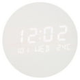 thumbnail image 5 of BEADCEST 1Pc Table Top Clock Wooden Electronics 7.66x7.66Inch Simple Design For Home Use, 5 of 8