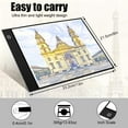 thumbnail image 2 of LED Tracing Light Pad Luminosité Réglable Table Tablette Lumineuse Plaque Avec Luminosité Réglable LED Pad Pour Artistes Dessin Esquisse Animation (33 * 21 * 0.3 CM), 2 of 5