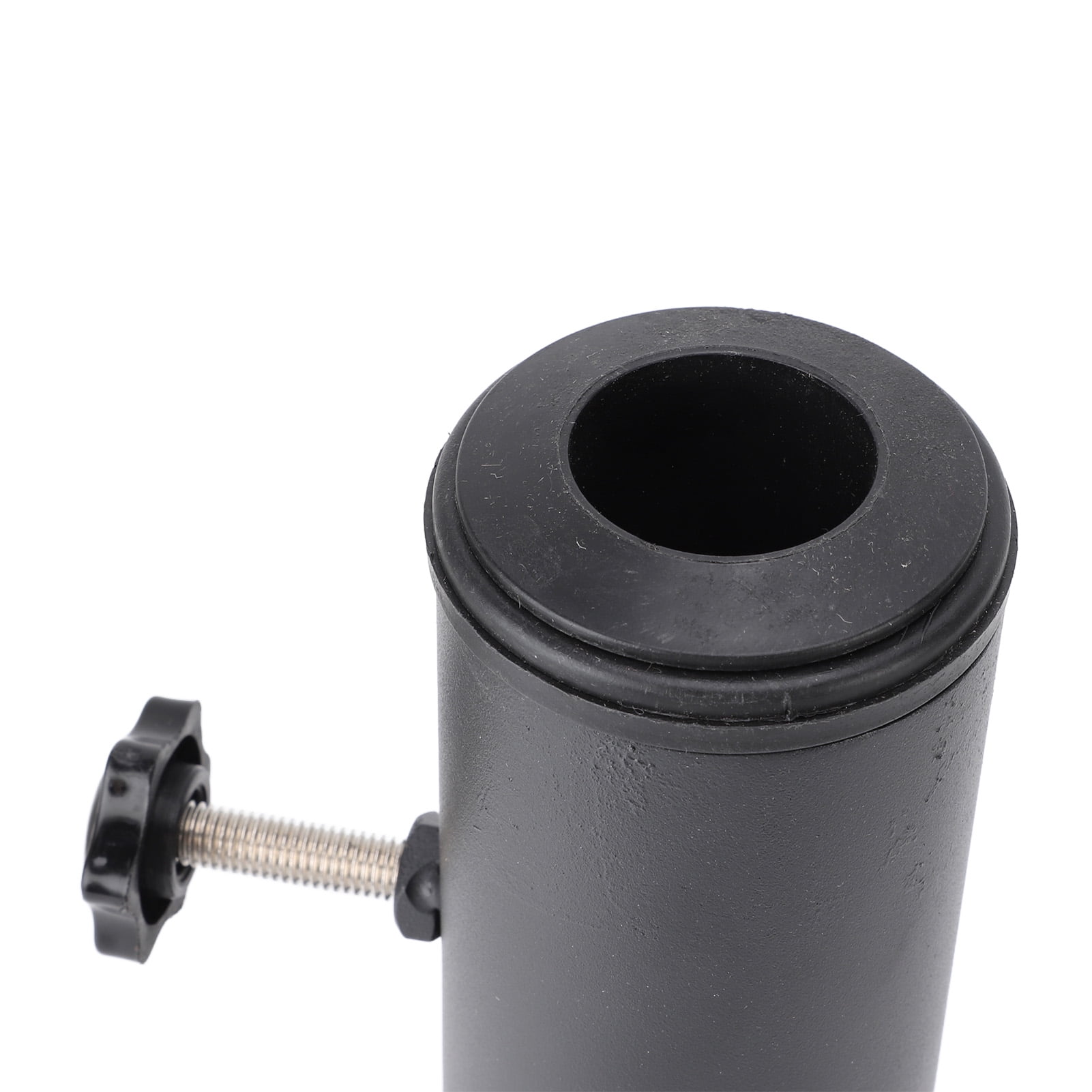 BIMZUC Heavy Duty Patio Umbrella Stand Professional Metal Strong Load Bearing Deck Mount Umbrella Holder for Outdoor Garden Lawn Yard, 11.6 inches / 29.5 cm Height