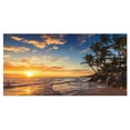 thumbnail image 2 of Design Art - Plage Paradisiaque d'Île Tropicale avec Palmiers, 2 of 3