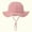 A-Hot Pink, variant on Lovskoo Infant Bucket Hat Wide Brim Baby Summer Sun Protection Floppy Fashion Solid Color Sun-hat Outdoor Cute Sunscreen Hot Pink 3-12 Months