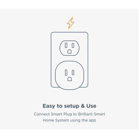Brilliant - Smart Plug - White