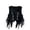 hgg455-Black, variant on Yaoyar Women's Fringe Vest Embroidered Ethnic Style Faux Suede Cardigan Sleeveless Tassel Jacket
