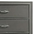 thumbnail image 2 of Benjara Aliso 47 Inch Tall Dresser Chest, 5 Drawers, Solid Wood, Dark Gray Finish, 2 of 5