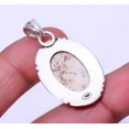 thumbnail image 2 of Rosetta Jasper Gemstone 925 Sterling Silver Handmade Designer Pendant 1.37" A337, Beautiful Jewelry For Woman, New Year Sale, Valentin's Day Gift, 2 of 2