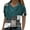 Green womens tops summer, variant on USSUMA Womens Tops Dressy Casual Summer Short Sleeve Printing Shirts for Women Trendy Comfy Loose Fitting V Neck T-Shirts Blouses for Women Plus Tunic