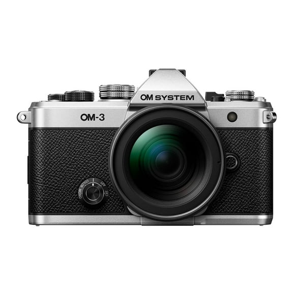 OM SYSTEM OM-3 Mirrorless Micro Four Thirds System Camera with M.Zuiko Digital ED 12-45mm F4 Lens Kit