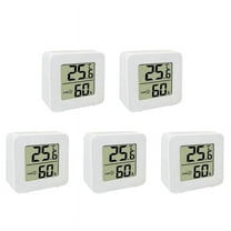 5X Mini Indoor Thermometer LCD Digital Temperature Room Hygrometer Gauge Sensor Humidity Meter Home