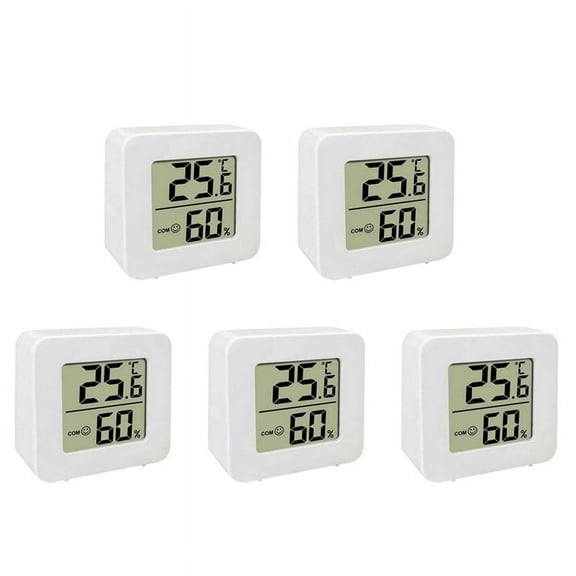 5X Mini Indoor Thermometer LCD Digital Temperature Room Hygrometer Gauge Sensor Humidity Meter Home