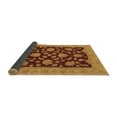 thumbnail image 2 of Ahgly Company Indoor Round Oriental Brown Traditional Area Rugs, 4' Round, 2 of 4