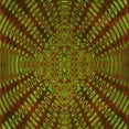 thumbnail image 1 of Ahgly Company Indoor Square Patterned Saffron Red Area Rugs, 5' Square, 1 of 6