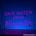 thumbnail image 3 of Glowneon Save Water Drink Margaritas Neon Sign, Margarita Led Sign, Bar Club Decor, Margarita Sign, 3 of 5