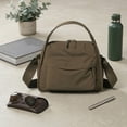 thumbnail image 4 of Crossbody Bags for Women Versatile Multi -Pocket Handbag with Zipper Top Handle Shoulder Bag Adjustable Strap for Shopping Work School & Daily Use (Brown), 4 of 7