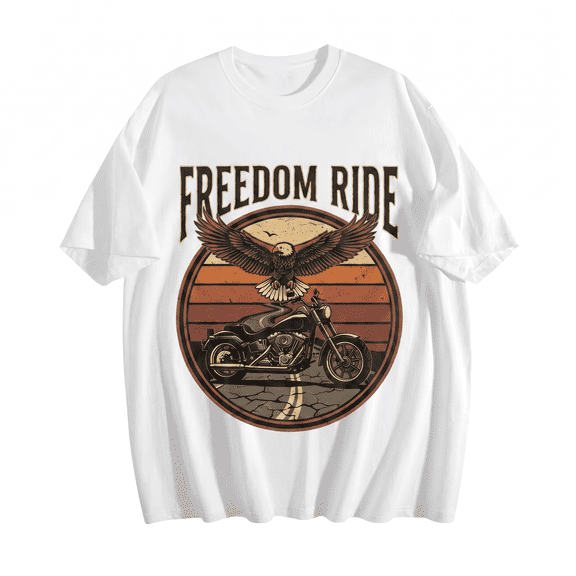 Men's 100% Cotton Short Sleeve Crewneck Graphic T-Shirt, Soft Breathable Moisture Wicking Casual Basic S-3XL