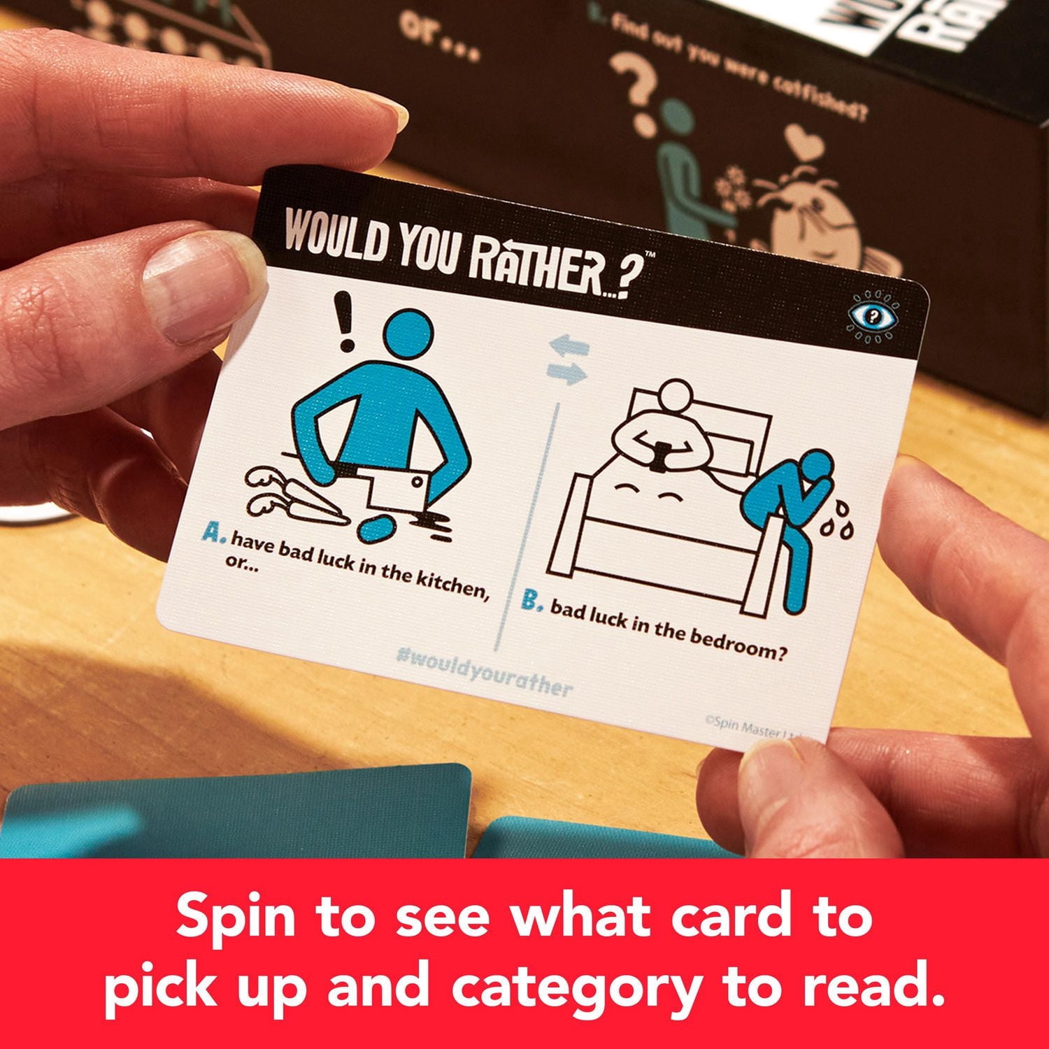 Would You Rather? Funny Card Game for College, Friendsgiving Party Games, Adult Card Games, Christmas Gifts for Teens, for Ages 14+