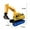 Yellow#3, variant on Nilvkv Classics Mighty Two-Channel Remote Control Excavator - Made with Plastic, Yellow Toy Light Large Wireless Construction Truck, Boys and Girls, Kids, Toddlers, Ages 3+