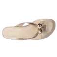 thumbnail image 2 of Womens Nine West Sanyah Ball Studded Flip Flop Sandals - Light Gold, 2 of 6