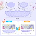 thumbnail image 2 of Reposamuñecas JIKIOU Cloud de piel viscoelástica antideslizante, 2 of 7