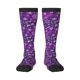 thumbnail image 1 of Fotbe Purple Snowflakes Calcetas Divertidas Estampadas para Hombre y Mujer, Calcetas de Algodón hasta la Rodilla para Caminar, Correr, Enfermería y Embarazo, 1 of 6
