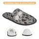 thumbnail image 3 of Fotbe Brown Moose with Pinecones Pantuflas Peludas para Mujer con Estampado, Zapatillas de Peluche, Zapatos de Invierno para Casa, Uso Interior y Exterior-Large, 3 of 8