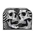 thumbnail image 2 of Pofeuu Psychedelic Skull Illusion Art Print Toaster Cover 4 Slice, Bread Dust Cover & Fingerprint Protection, Kitchen Small Appliance Covers(Toaster Cover), 2 of 7