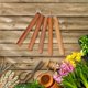 thumbnail image 3 of Ergonomic Wood Handle Replacement for 5Pcs Set Khaki, 3 of 4