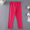 thumbnail image 6 of Cowsor 6 Pack Girls Leggings Cotton Tights for Toddler Kids Stretchy Soft Yoga Pants Full Length Multipack Pull On Fall Winter, 6 of 7
