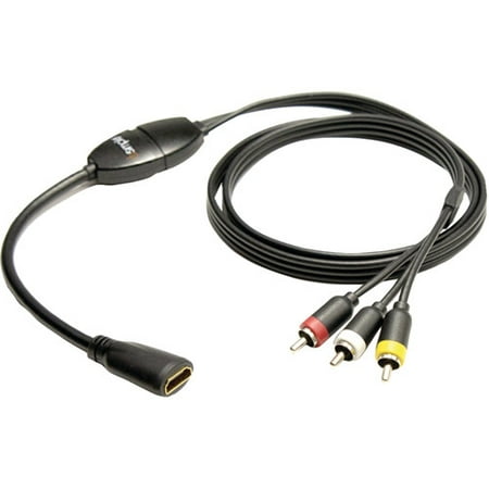 4in Cable - iSimple ISHD01 MediaLinx HDMI-to-Composite RCA A/V Cable, 4'
