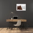 thumbnail image 3 of Schlabach, Sue 14x11 White Modern Wood Framed Museum Art Print Titled - Snowy Caleb, 3 of 4