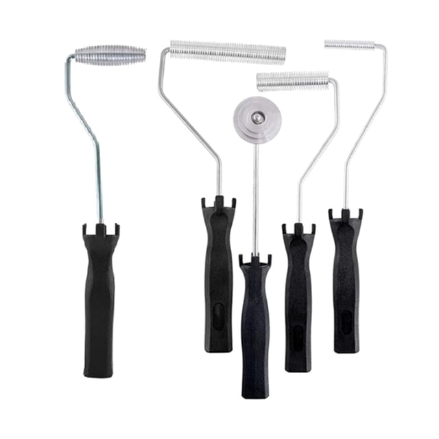 Herramientas de rodillo de fibra de , rodillo de burbujas de resina de fibra 5 rodillos , herramienta de Sunnimix Rodillo de paleta de burbujas
