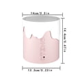 thumbnail image 7 of Cre-Heaven Cute Desk Trash Can Small Trash Can With Lid for Office Countertop Coffee Table Kitchen, 7 of 7