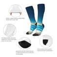 thumbnail image 3 of Fuzoiu Night Sky Beach Scene Print Adult Stockings,Crew Socks,Unisex Fashion Socks, Casual Sports Socks,Comfortable Crew Socks for Everyday Wear and Sports, 3 of 6