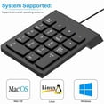 thumbnail image 4 of RHEA- 10 Key Usb Numeric Keypad Portable Wire Mini Numpad For Laptop Pc Computer, 4 of 6