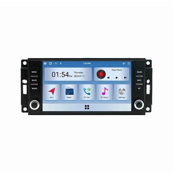 RoverOne 6+128G for Jeep Cherokee 2009 2008 2010 Wrangler Dodge Challenger Chrysler Car Radio Stereo CarPlay Android Auto GPS Bluetooth Audio Video Player
