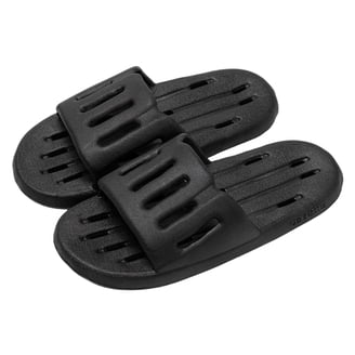 Comfy Massage Slippers - Quick-Dry Pool Slides For Men & Women With Drain Holes (Blue, EUR 42-43)