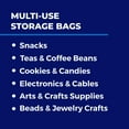 thumbnail image 6 of Loud Lock Mylar Bags 1000 Count 5" x 4" All White - Child Resistant - Mylar Bags For Food Storage - Resealable Bags, 6 of 9