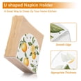 thumbnail image 5 of Yayeee Napkin Holder for Table Kitchen Paper Tissue Organization, White Watercolor Oranges, 5 of 8