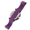 thumbnail image 3 of Reloj de pulsera con correa de silicona para mujer con esfera redonda de cuarzo y aleación informal (púrpura), 3 of 6