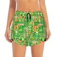 thumbnail image 2 of Picia St Patrick's Day6 Pattern Women's 2 in 1 Athletic Running Shorts High Waisted Workout Casual Gym Sweat Shorts with Comfy Liner Zipper Pockets-Medium, 2 of 9