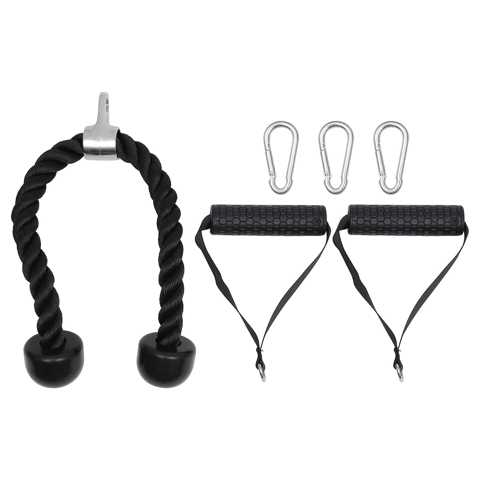 Frcolor Triceprope Kit Fitness Down Cable Rope Extension Workout Tool Exercise Muscles System
