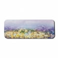 thumbnail image 1 of Flower Computer Mouse Pad, Chamomile and Dandelion Field Meadow Landscape in Contrasting Colors Idyllic View, Rectangle Non-Slip Rubber Mousepad Large, 31" x 12", Yellow Purple, by Ambesonne, 1 of 2