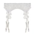 thumbnail image 3 of Liguero para Mujer Banda de Cintura Baja de Encaje Liguero Cinturón Ropa de Club Accesorio de Pierna Blanco Baoblaze Liguero de encaje para mujer, 3 of 8