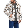 thumbnail image 3 of Zip Up Hoodies for Men - German Shepherd Dog No.1009 Long Sleeve Comfrt Men'S Fashion Hoodies & Sweatshirts, Jackets for Men Hoodies Pullover Clothing Clothes with Pouch, 3 of 5