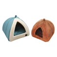 thumbnail image 1 of Nest Bed,Large Pet Bed House Soft with Pad Warmer Supplies,Winter Warm House Comfortable Non Slip Nest,Indoor Cats Kennel Nonslip Accessories Cave bed,Pet Bed House with Mat Washable StyleA Sunnimix Cama nido, 1 of 8