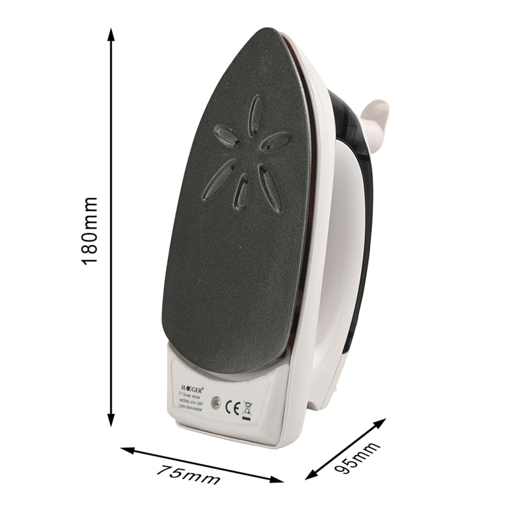 Sinyiin Mini Portable Foldable Electric Steam Iron for Clothes with 3 Gears Baseplate Handheld Flatiron Home Travelling