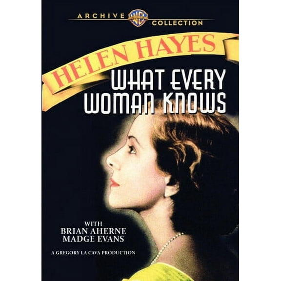 What Every Woman Knows (DVD), Warner Archives, Comedy
