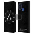 thumbnail image 1 of Head Case Designs Officially Licensed Assassin's Creed Legacy Logo Crests Leather Book Wallet Case Cover Compatible with Samsung Galaxy A21s (2020), 1 of 6